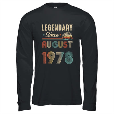 45 Years Old Legendary Since August 1978 45th Birthday Shirt & Hoodie | siriusteestore