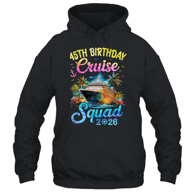 45th Birthday Cruise Squad 2026 Cruising Party Vacation Shirt & Tank Top | siriusteestore