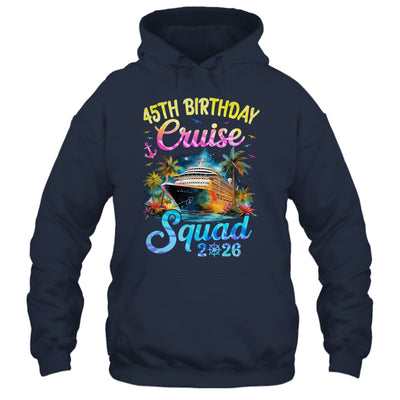 45th Birthday Cruise Squad 2026 Cruising Party Vacation Shirt & Tank Top | siriusteestore