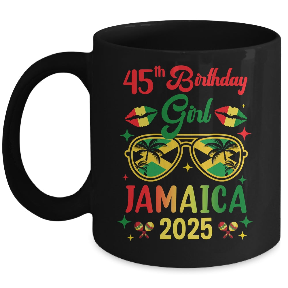 45th Birthday Girl Jamaica Vacation Party Outfit 2025 Mug | siriusteestore