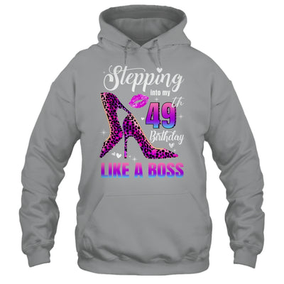 49 And Fabulous High Heels Stepping Into My 49th Birthday Shirt & Tank Top | siriusteestore