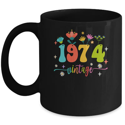 49 Years Old Vintage 1974 49th Birthday Tee Wildflower Mug | siriusteestore