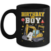 4th Birthday Boy 4 Years Old Excavator Three Decorations Mug | siriusteestore