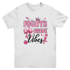 4th Fourth Grade Vibes Back To School Coquette Teacher Girl Youth Shirt | siriusteestore