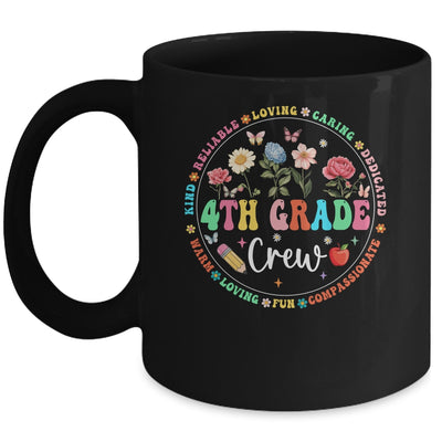 4th Grade Crew Back To School Kindergarten Teacher Kids Mug | siriusteestore