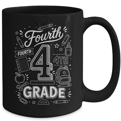 4th Grade For Boys Back To School First Day Fourth Grade Mug | siriusteestore