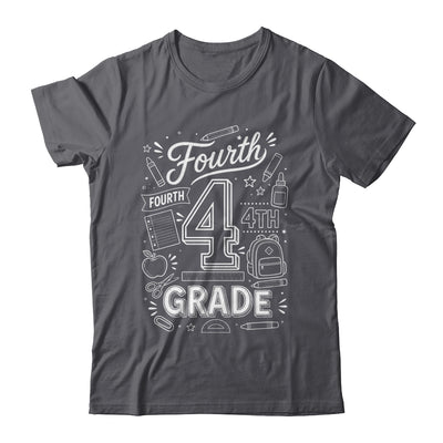 4th Grade For Boys Back To School First Day Fourth Grade Shirt & Hoodie | siriusteestore