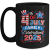 4th Of July Family Celebration 2025 Family Matching Group Mug | siriusteestore