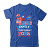 4th Of July Family Celebration 2025 Family Matching Group Shirt & Tank Top | siriusteestore