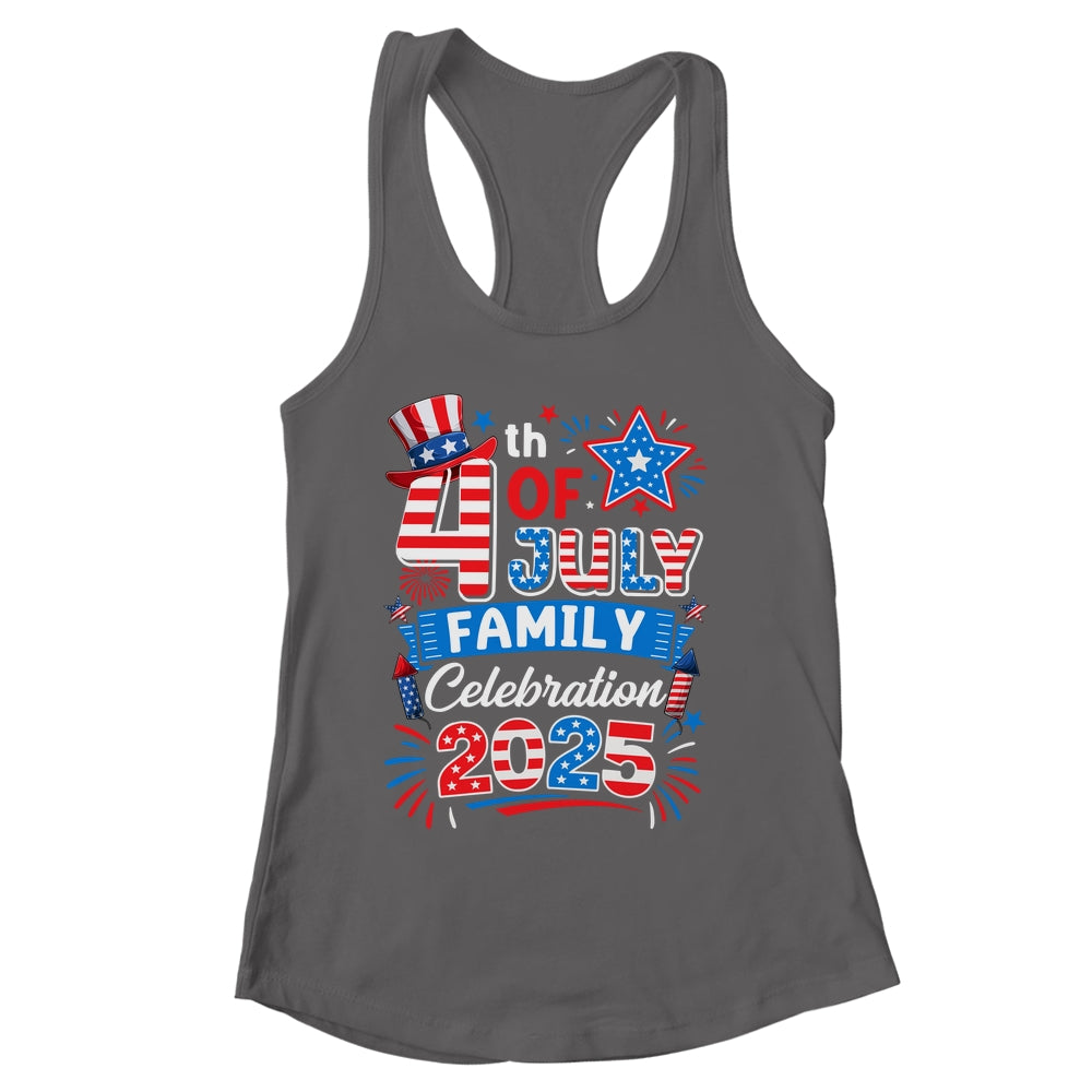 4th Of July Family Celebration 2025 Family Matching Group Shirt & Tank Top | siriusteestore