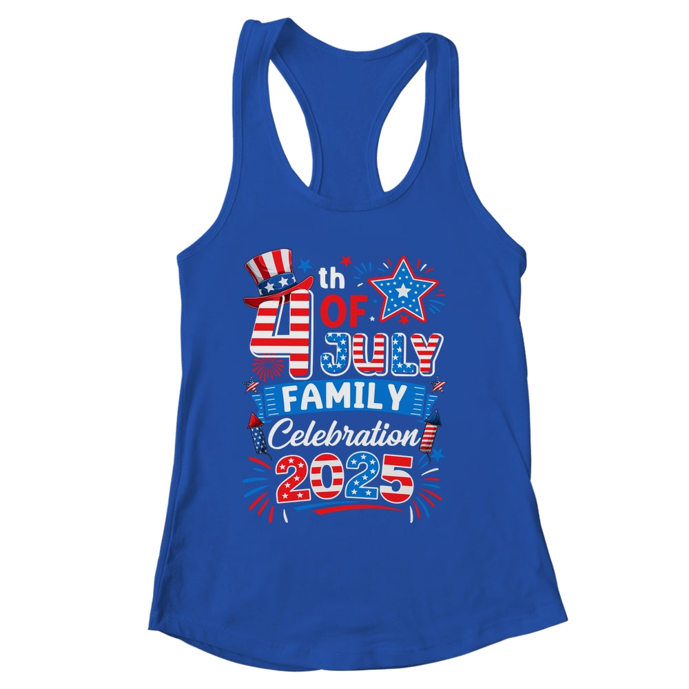 4th Of July Family Celebration 2025 Family Matching Group Shirt & Tank Top | siriusteestore
