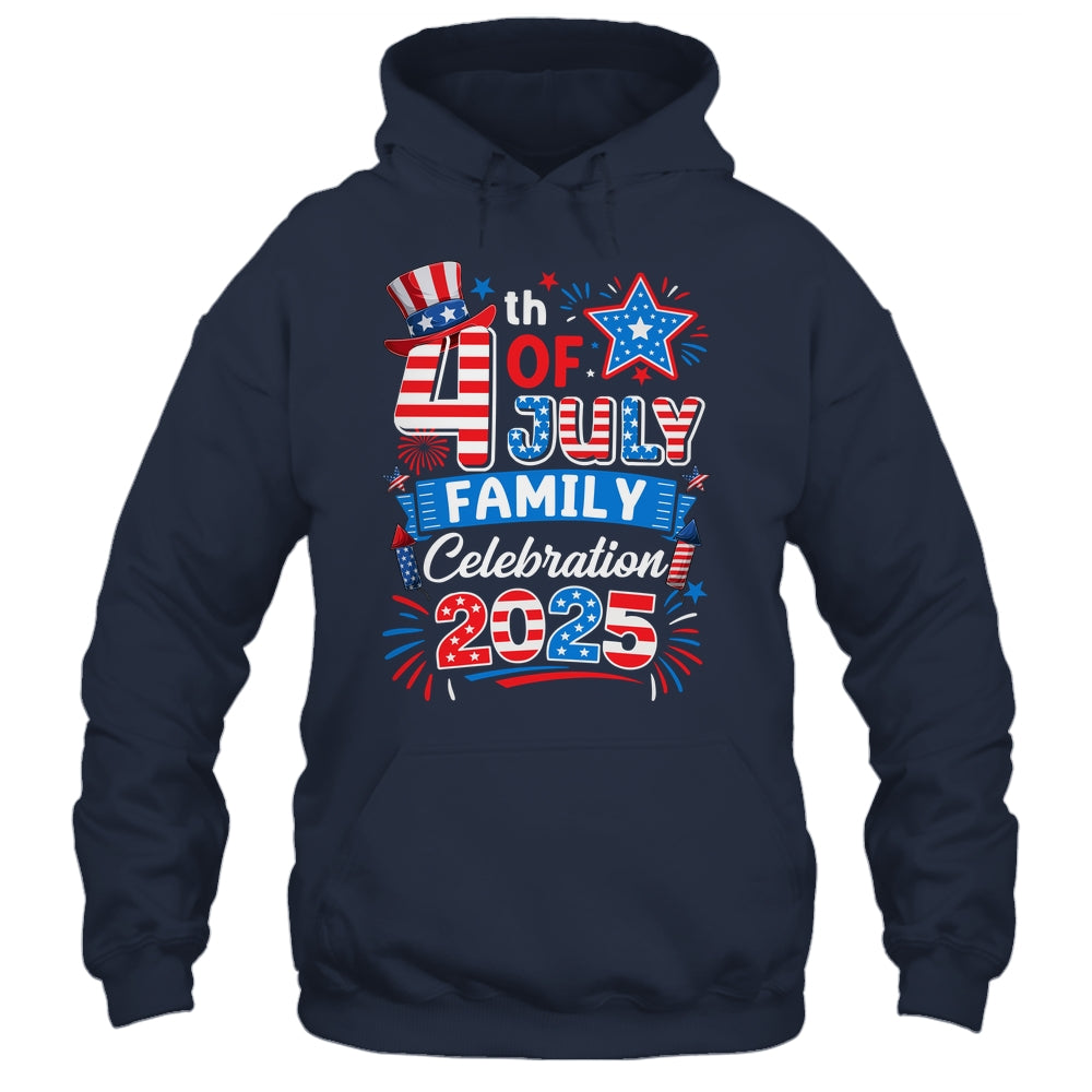 4th Of July Family Celebration 2025 Family Matching Group Shirt & Tank Top | siriusteestore
