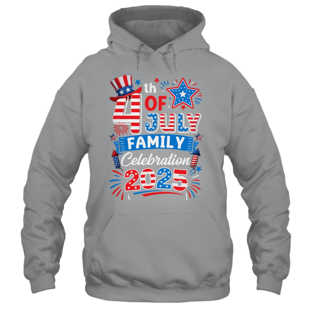 4th Of July Family Celebration 2025 Family Matching Group Shirt & Tank Top | siriusteestore