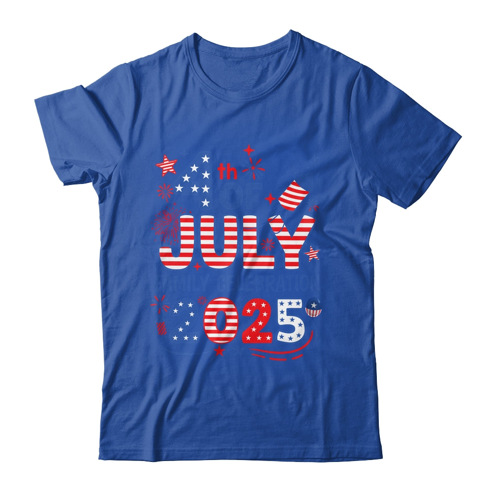 4th Of July Family Matching Group Family Celebration 2025 Shirt & Tank Top | siriusteestore