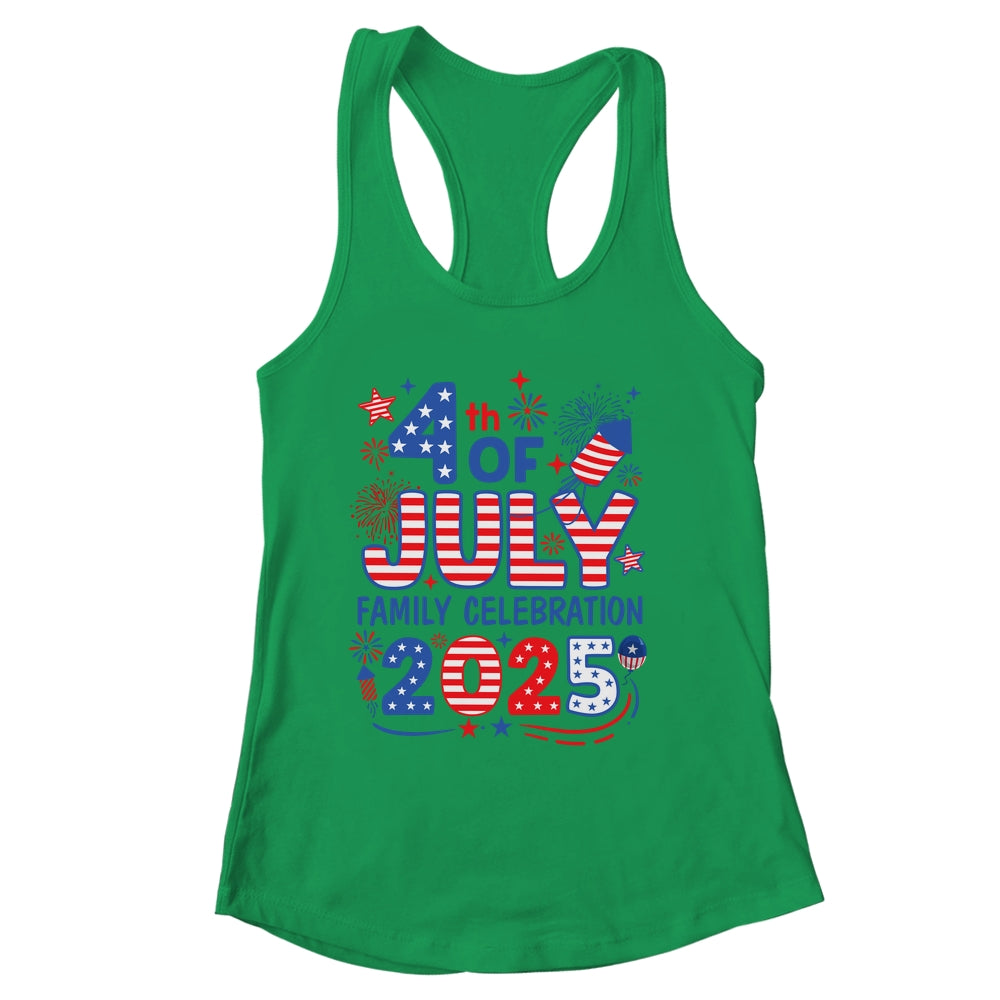 4th Of July Family Matching Group Family Celebration 2025 Shirt & Tank Top | siriusteestore