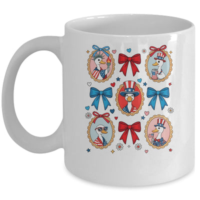 4th Of July Goose Patriotic Coquette Goose Independence Mug | siriusteestore