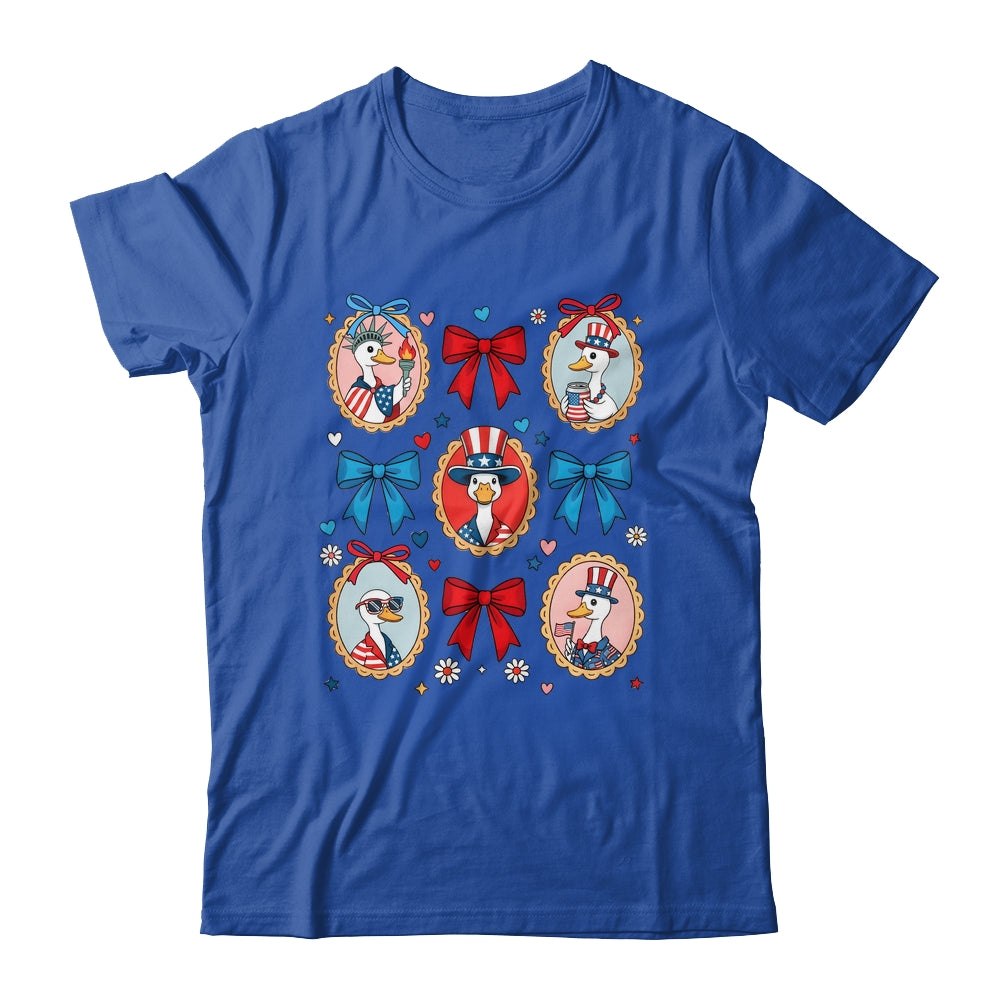 4th Of July Goose Patriotic Coquette Goose Independence Shirt & Tank Top | siriusteestore