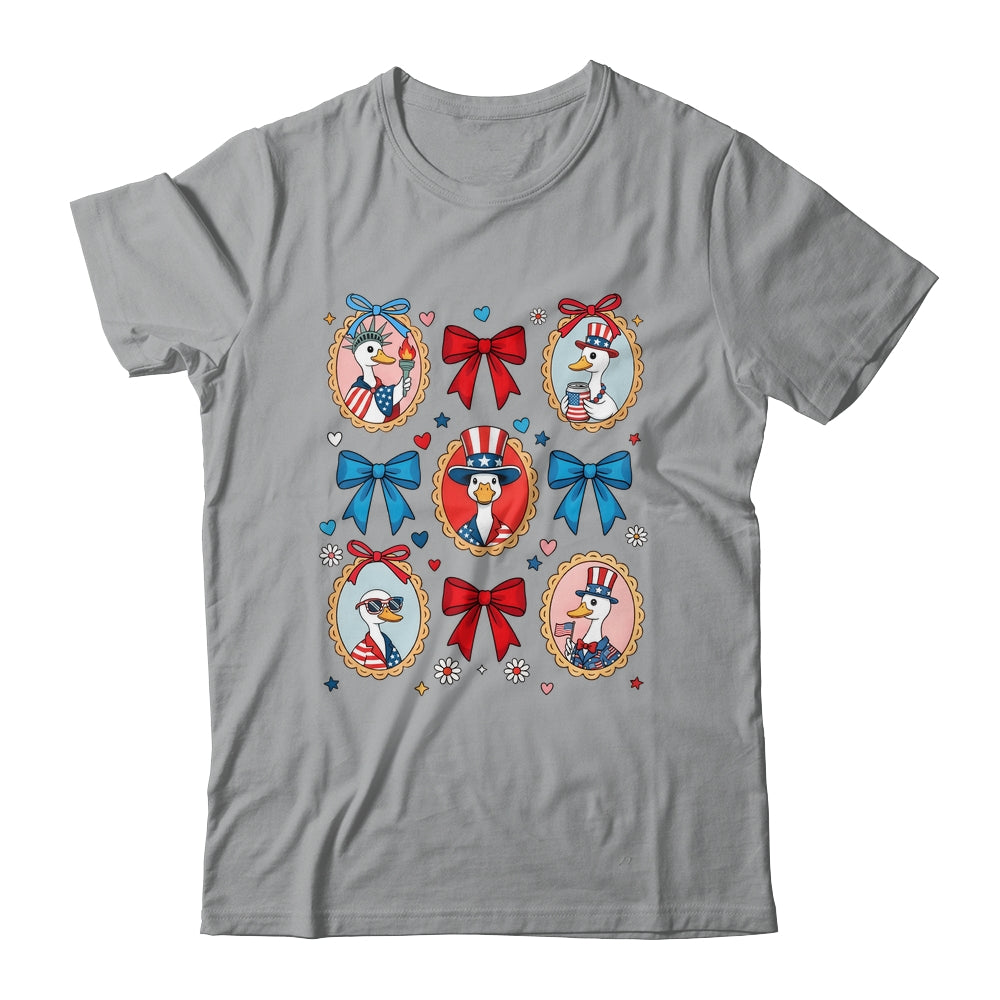 4th Of July Goose Patriotic Coquette Goose Independence Shirt & Tank Top | siriusteestore