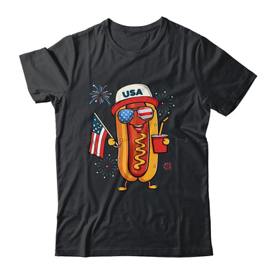 4th Of July Hotdog Funny Fourth Of July Patriotic USA Flag Shirt & Tank Top | siriusteestore