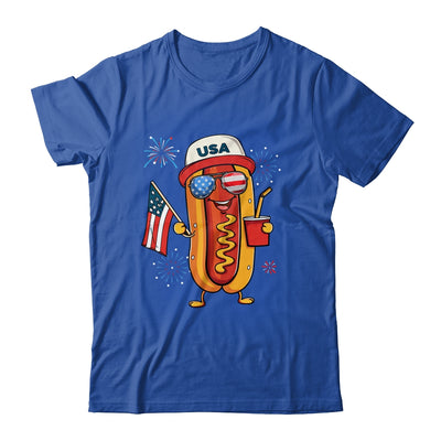 4th Of July Hotdog Funny Fourth Of July Patriotic USA Flag Shirt & Tank Top | siriusteestore