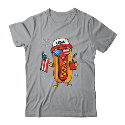 4th Of July Hotdog Funny Fourth Of July Patriotic USA Flag Shirt & Tank Top | siriusteestore