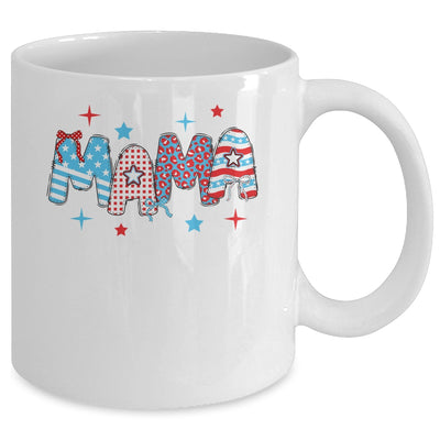 4th Of July Mama American Mama Fourth Of July Patriotic Mom Mug | siriusteestore