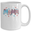 4th Of July Mama American Mama Fourth Of July Patriotic Mom Mug | siriusteestore