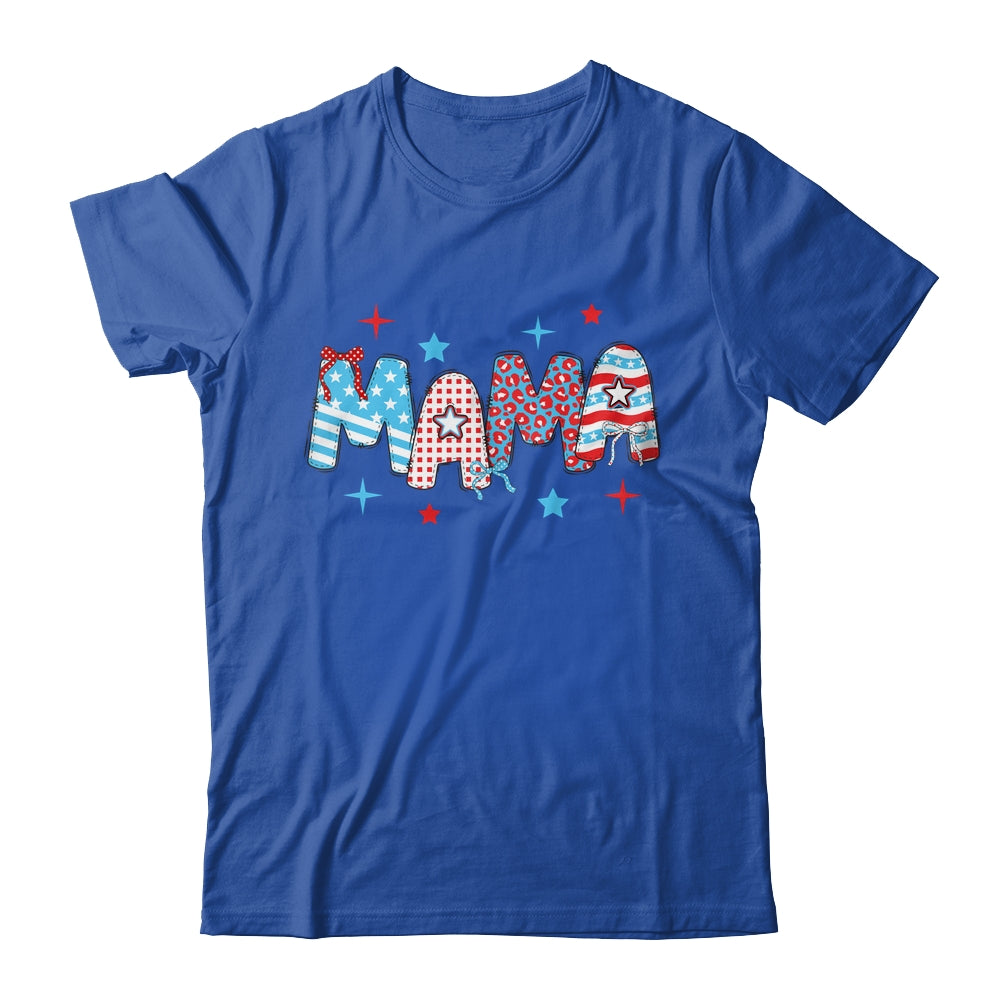 4th Of July Mama American Mama Fourth Of July Patriotic Mom Shirt & Tank Top | siriusteestore