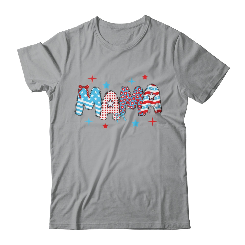 4th Of July Mama American Mama Fourth Of July Patriotic Mom Shirt & Tank Top | siriusteestore