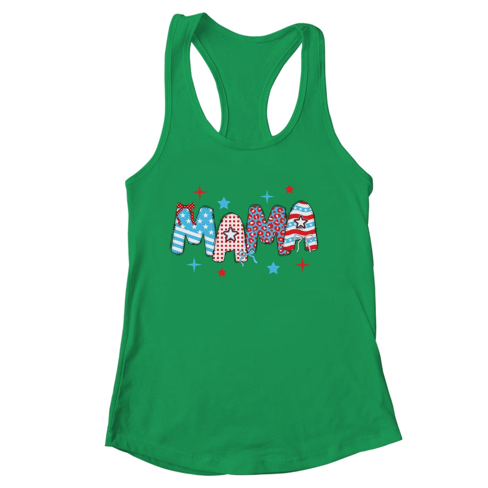 4th Of July Mama American Mama Fourth Of July Patriotic Mom Shirt & Tank Top | siriusteestore