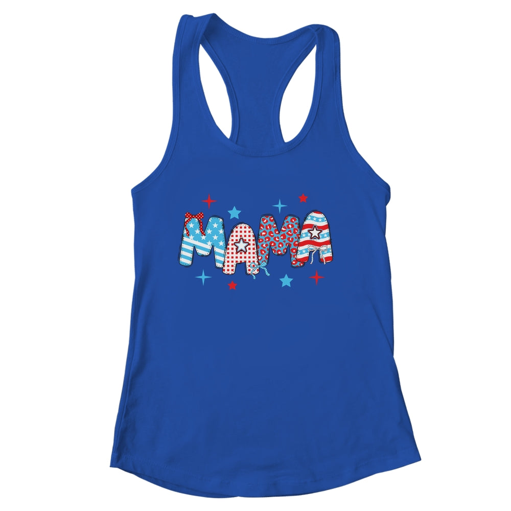 4th Of July Mama American Mama Fourth Of July Patriotic Mom Shirt & Tank Top | siriusteestore