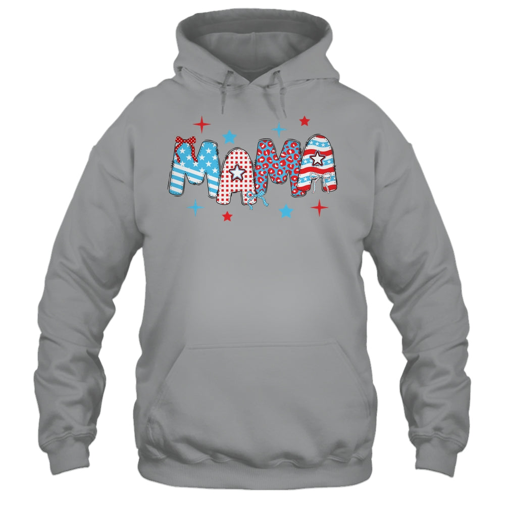 4th Of July Mama American Mama Fourth Of July Patriotic Mom Shirt & Tank Top | siriusteestore