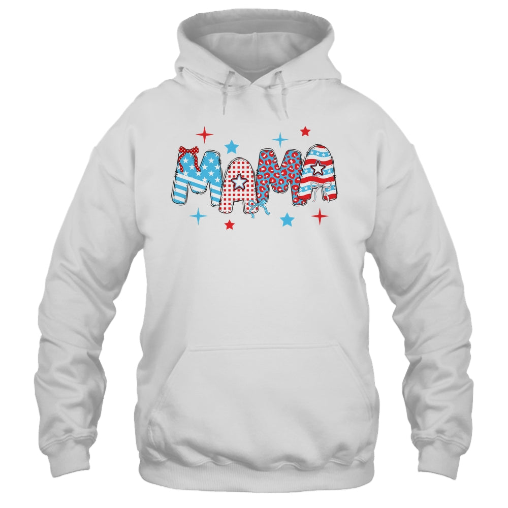 4th Of July Mama American Mama Fourth Of July Patriotic Mom Shirt & Tank Top | siriusteestore