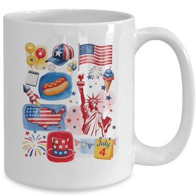 4th Of July Patriotic USA American Flag Independence Day Mug | siriusteestore