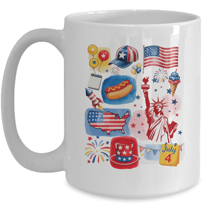 4th Of July Patriotic USA American Flag Independence Day Mug | siriusteestore