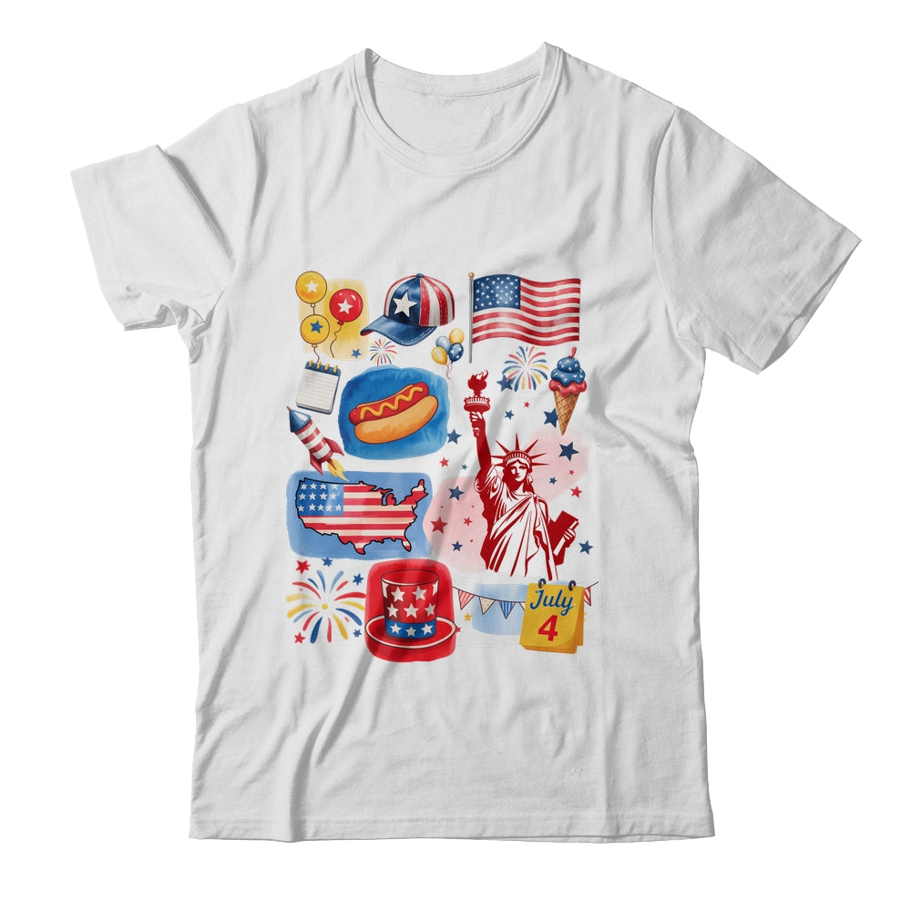 4th Of July Patriotic USA American Flag Independence Day Shirt & Tank Top | siriusteestore