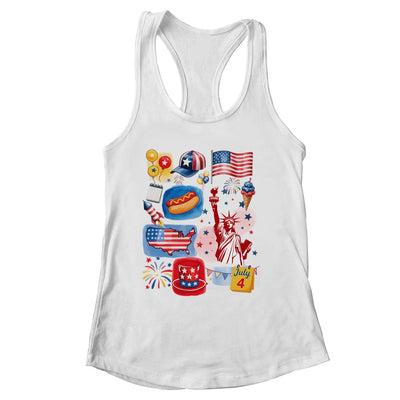 4th Of July Patriotic USA American Flag Independence Day Shirt & Tank Top | siriusteestore