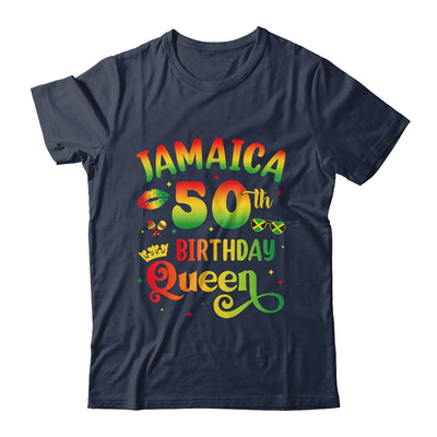 50Th Birthday Queen Jamaica Birthday Girl Matching Party Shirt & Hoodie | siriusteestore