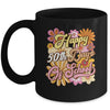 50 Days Of School 50th Day Of School Groovy Retro Mug | siriusteestore