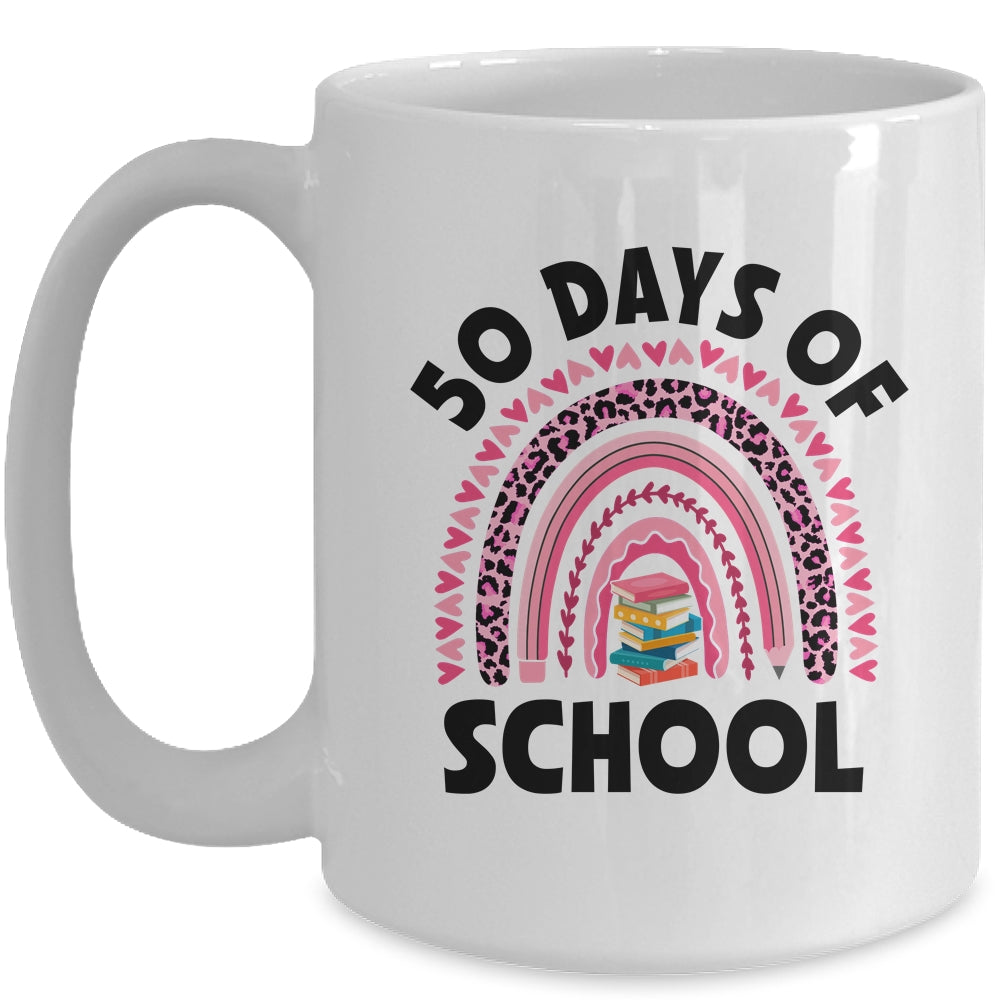 50 Days Of School Children Happy 50th Day Of School Mug | siriusteestore