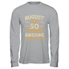 50 Years Awesome Vintage August 1975 50th Birthday Shirt & Hoodie | siriusteestore