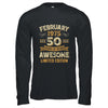 50 Years Awesome Vintage February 1975 50th Birthday Shirt & Hoodie | siriusteestore