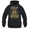50 Years Awesome Vintage July 1975 50th Birthday Shirt & Hoodie | siriusteestore