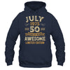 50 Years Awesome Vintage July 1975 50th Birthday Shirt & Hoodie | siriusteestore