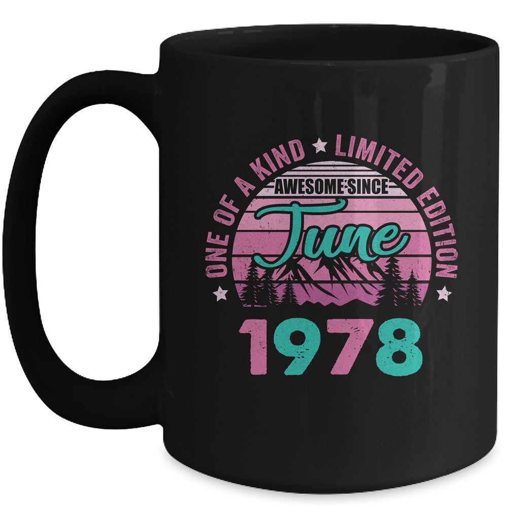 50 Years Old Awesome Since June 1973 50th Birthday Women Mug | siriusteestore