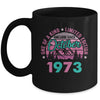 50 Years Old Awesome Since October 1973 50th Birthday Women Mug | siriusteestore