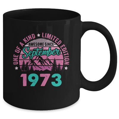 50 Years Old Awesome Since September 1973 50th Birthday Women Mug | siriusteestore