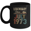 50 Years Old Legendary Since July 1973 50th Birthday Mug | siriusteestore