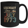 50 Years Old Legendary Since July 1973 50th Birthday Mug | siriusteestore