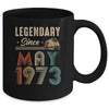 50 Years Old Legendary Since May 1973 50th Birthday Mug | siriusteestore